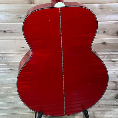 Gibson Custom Shop Orianthi SJ-200 Acoustic Electric Guitar - Cherry image 4