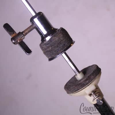 *Slingerland Hi-Hats Cymbals Stand Buddy Rich Dynamo Chrome USA Vintage 60s-70s* image 6