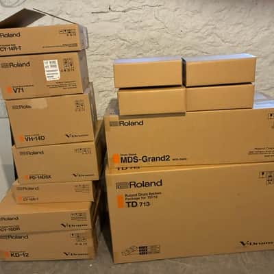 Roland TD713 V-Drums (Like New, 2025) + Throne, Cables, Sticks image 13