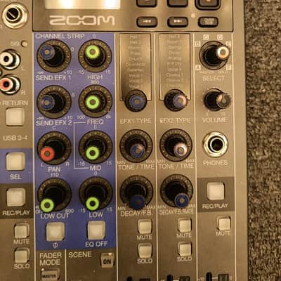 Zoom LiveTrak L-20 Digital Mixer / Recorder 2010s - Grey / Blue image 2