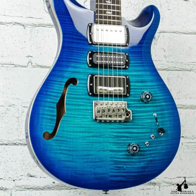 PRS SE Special Semi-Hollow Lake Blue w/ bag (#8763) image 2