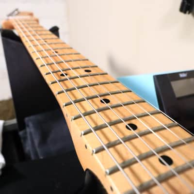 2013 Fender Stratocaster MIM Maple Sunburst Guitar HSS image 17