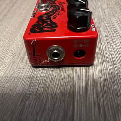 Zvex Fuzz Factory Manson guitars custom - Hand-Painted glitterati red 2 of 10 image 6