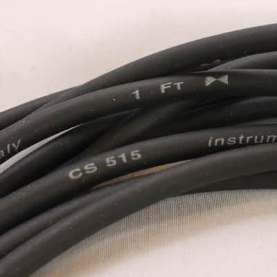 Italian Instrument Cable ~15Ft CS515 Mono 1/4" Male to Mono 1/4" Male image 2
