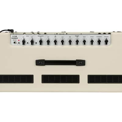 Used EVH 5150 Iconic Series 60-watt 2x12" Tube Combo Amp - Ivory image 4