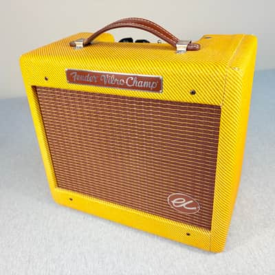 Fender EC Vibro Champ Eric Clapton Signature Tweed 5W Combo Tube Amplifier image 5
