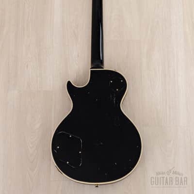1985 Greco EGC68-500 Custom Black Beauty Vintage Guitar w/ Screamin PAFs & Case, Japan Fujigen image 3