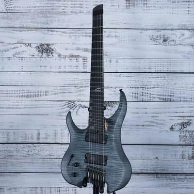 Legator Ghost G7FSSL Left Hand 7-String Electric Guitar | Black Flame image 3