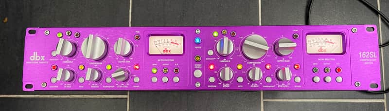 dbx 162SL 2-Channel Compressor / Limiter 2000s - Purple image 1