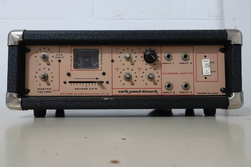 Vintage 1970s Earth Sound Research Reverb Mixer Machine 4D_R Peavey Rare! Project Faint Low Distortion All Offers Considered image 1