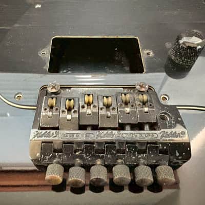 80s Charvel by Jackson Model-3A Body Black w/Kahler 2520 Fulcrum Tremolo/Plate image 6