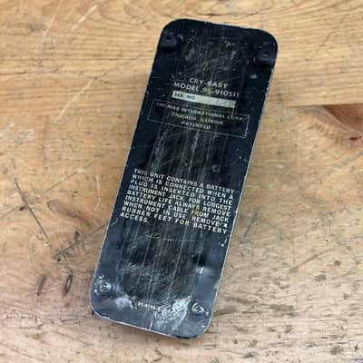 Thomas Instrument Corp. Crybaby 95-910511 Wah Guitar Effect Pedal image 5