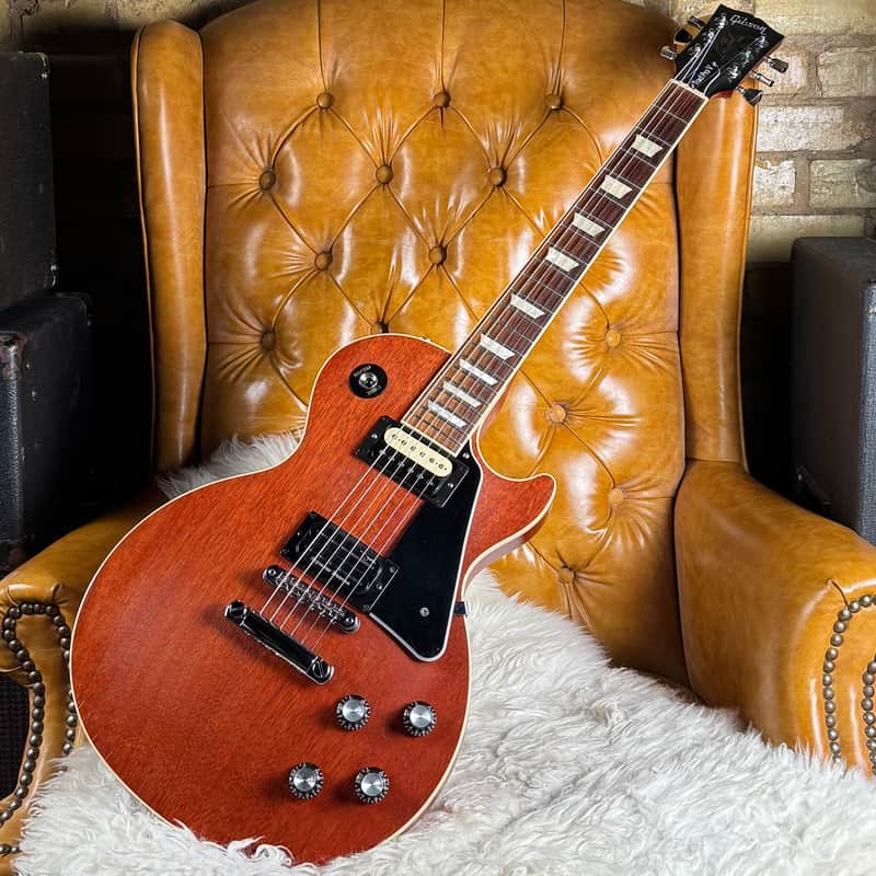 2020 Gibson Les Paul Traditional Pro V Satin Mahogany Cherry Electric Guitar!
