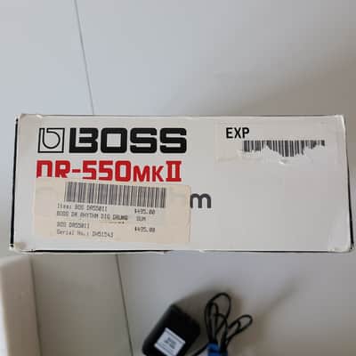 Boss DR-550 MkII Dr. Rhythm with power adapter, manual, and box image 11