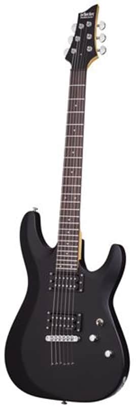 Schecter C6 Deluxe Electric Guitar Satin Black image 1