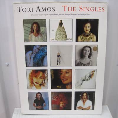 Tori Amos	The Singles Piano Vocal Lyrics Sheet Music Song Book Songbook image 1