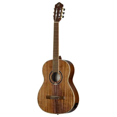Ortega RE30TH-ACA 30th Anniversary Series AAA Acacia Top Nato Neck Nylon 6-String Classical Acoustic-Electric Guitar w/Gig Bag image 6