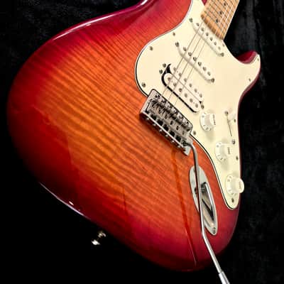 2014 Fender Player Stratocaster HSS Plus-Top & Deluxe Hard-Case image 3