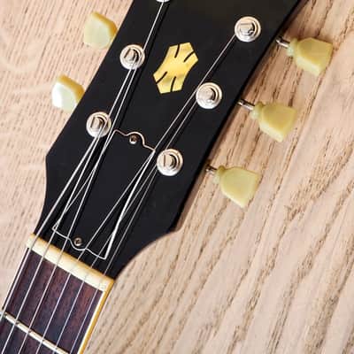 1981 Greco Super Real SA1200 Vintage Long Guard Lacquer 335 w/ Dry Z PAFs & Case, Japan image 4