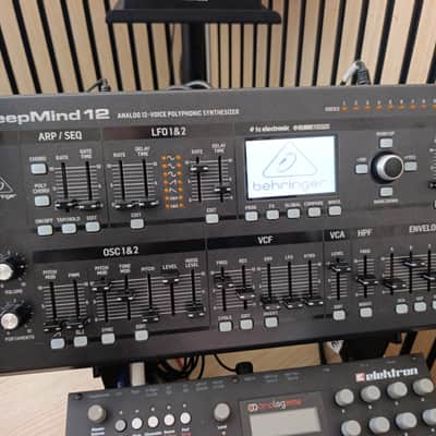Behringer DeepMind 12D Desktop 12-Voice Polyphonic Analog Synth Module 2016 - Present - Black image 5