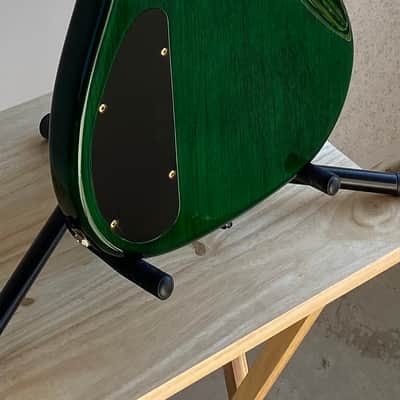 Modulus Graphite Quantum Q5 5-String Bass Guitar, 1997, Emerald Green image 8