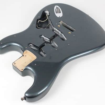 2009 Vintage Fender Custom Shop Stratocaster Custom Classic Charcoal Frost Metallic Alder Body w/COA USA Strat image 11