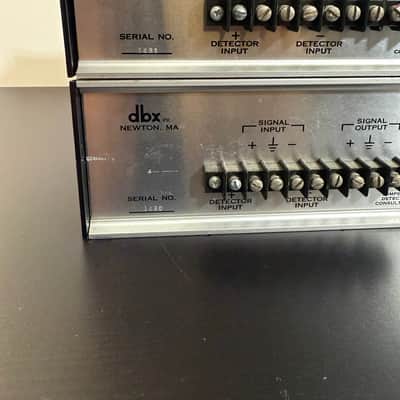 dbx 165 Over Easy Compressor / Limiter Pair 1970s - Black image 5