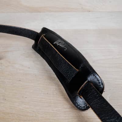 B.C. Rich Vintage Leather Style Strap Black image 2