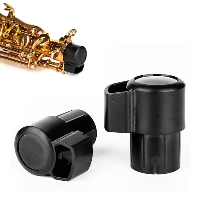 2 Pack Alto Saxophone End Cap Plug Plastic Sax Plugs Caps Cover Bent Neck Key Protector Replacement Parts Universal For Soprano Saxophones Musical Instrument Accessories image 1