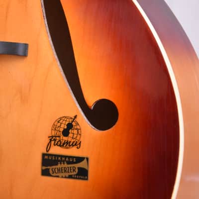 Framus Capri 5/53 – 1958 German Vintage Archtop Jazz Guitar / Gitarre image 5