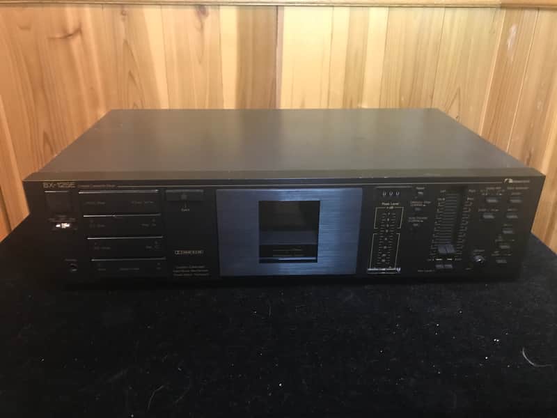 Nakamichi BX-125E Stereo two head Cassette Deck Black with 220V euro power plug for parts/repair image 1