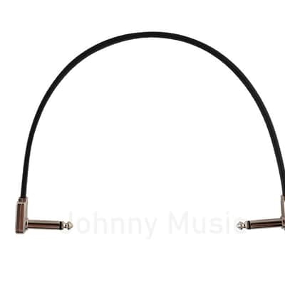 12” Single Flat Ribbon Patch Cable Multi-Shielded Low Profile Low Noise Black Optimize Cable Routing image 2