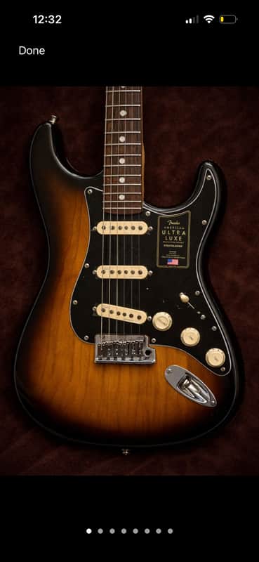 Fender American Ultra Luxe Stratocaster with Rosewood Fretboard