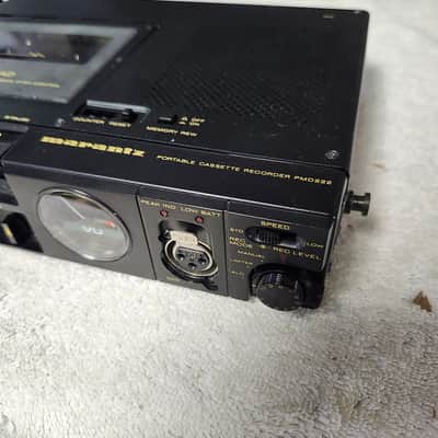 Super Clean Rebuilt Marantz PMD222 Full & 1/2 Speed Cassette Recorder with Case, OM and adapter image 5