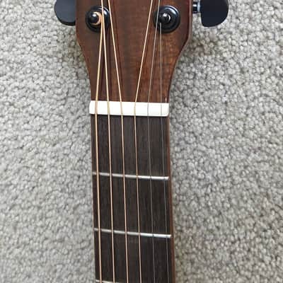 Washburn Comfort G55CE Koa Acoustic Electric Guitar, Natural Finish, New Gig Bag image 8