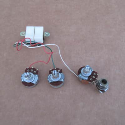 1960s Teisco Audition Pots Double Switches Input Jack Wiring Harness Fit National Univox image 3