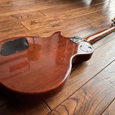 Vintage 1970s Gibbon LG-400 Les Paul Junior P90s Electric Guitar Walnut MIJ Japan image 11