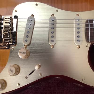 Squier by Fender Standard Series Stratocaster 2013 Cherry Sunburst with Iron Gear Texas Loco & Fender Pickups and 10-way Parallel and Series wiring image 4