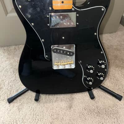 Fender Vintera '70s Telecaster Custom with Maple Fretboard 2019 - 2023 - Black image 2