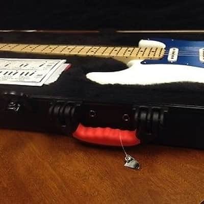 Fender Dealer Event Strat Snow White w/ Matching Headstock-Blue fender logo image 8