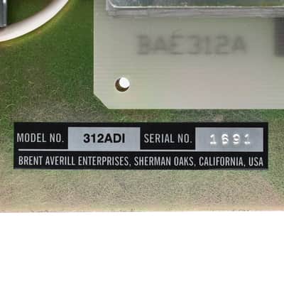 Brent Averill BAE 312ADI 500-Series Mic Pre/DI with the API 2520 op amp. image 7