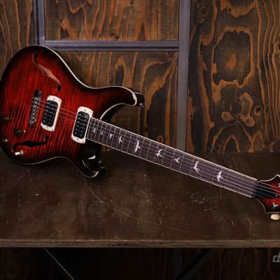 PRS SE Hollowbody I Piezo Orange Tiger Smokeburst image 7