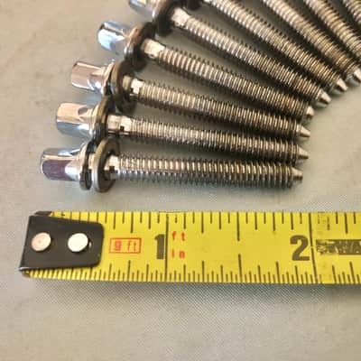 (20) 1990s Ludwig 2” Tension Rods, Supraphonic Acrolite Snare Drum, Classic Tom image 4
