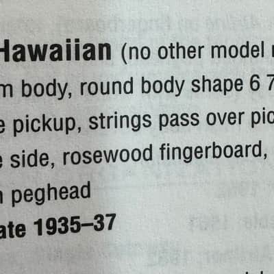 Supro Electric Hawaiian Frying Pan Lap Steel 1937 Vintage National Dobro Corp image 23