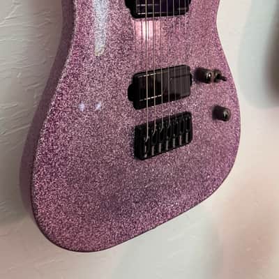 ESP E-II Horizon NT-7B Hipshot 2019 - Present - Purple Sparkle image 5