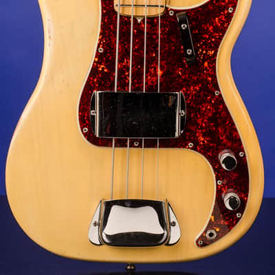 Fender Precision Bass (Maple Cap) 1968 See-thru blond image 19