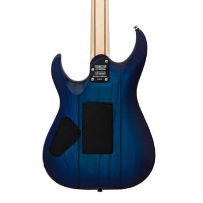 Schecter  USA Custom Sunset 24 FR Trans Sky Blue E-Gitarre image 4
