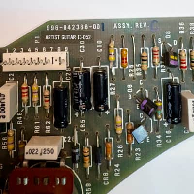 Vintage 1977 Gibson RD Artist Moog Complete Active Circuit Board & Wiring Harness - Untested / Intact image 5