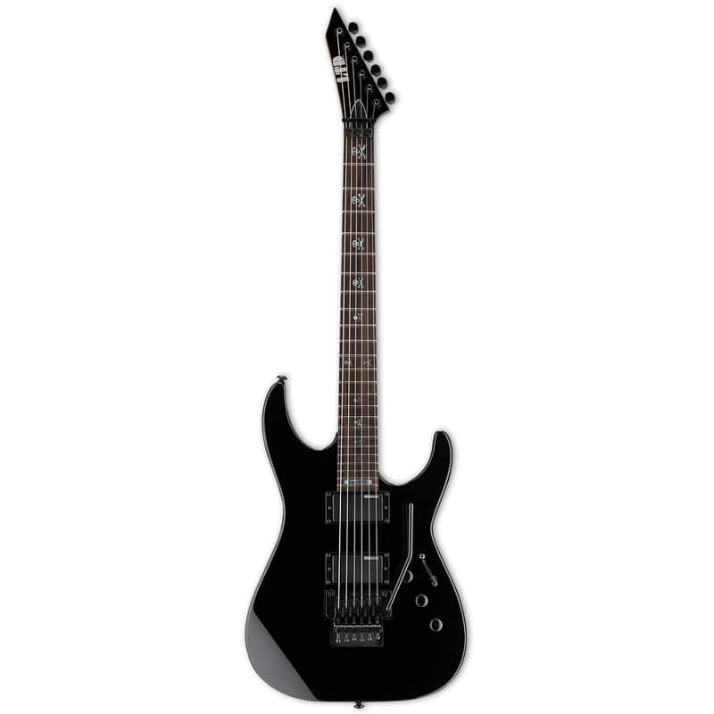 ESP LTD KH-202 Kirk Hammet Signature - Roasted Jatoba Fingerboard, Black image 1