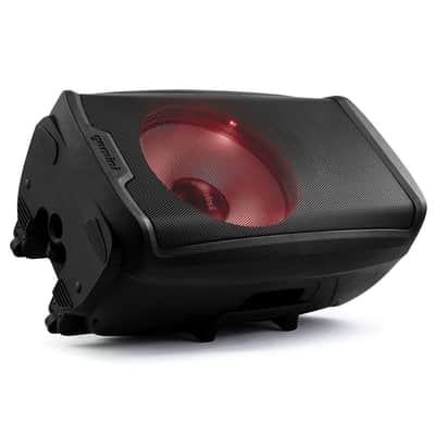 Gemini AS-2115BT-LT-PK 15 2000 Watt 2-Way Full-Range PA Active Bluetooth Loudspeaker with LED Party Lighting, Microphone and Stand image 6